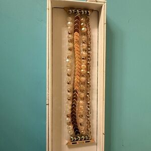 Apple Watch band copper colored Multi-Strand Beaded